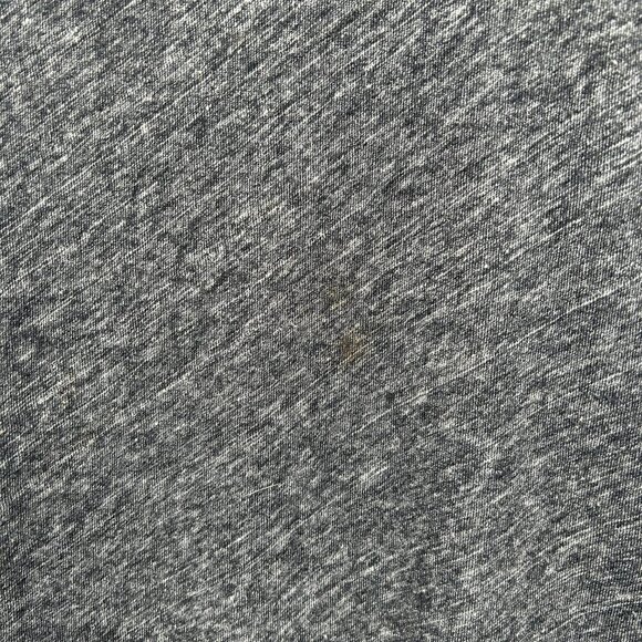 EILEEN FISHER *FLAWED* Heather Gray Organic Cotton Virgin Wool Shirt Dress Small - Picture 7 of 7